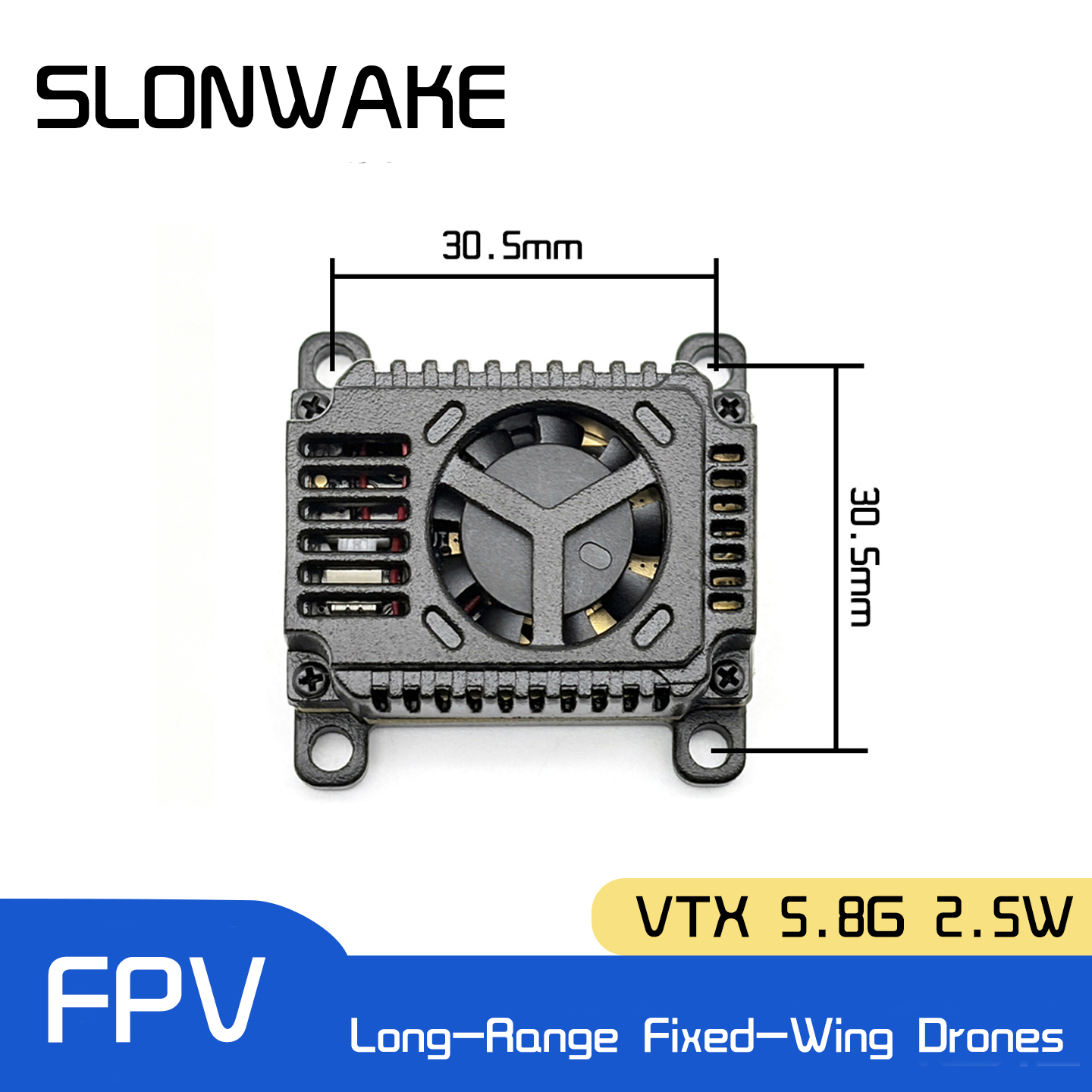 Drone Racing Receiver - SLONWAKE 5.8G 48CH FPV Transmitter PitMode
