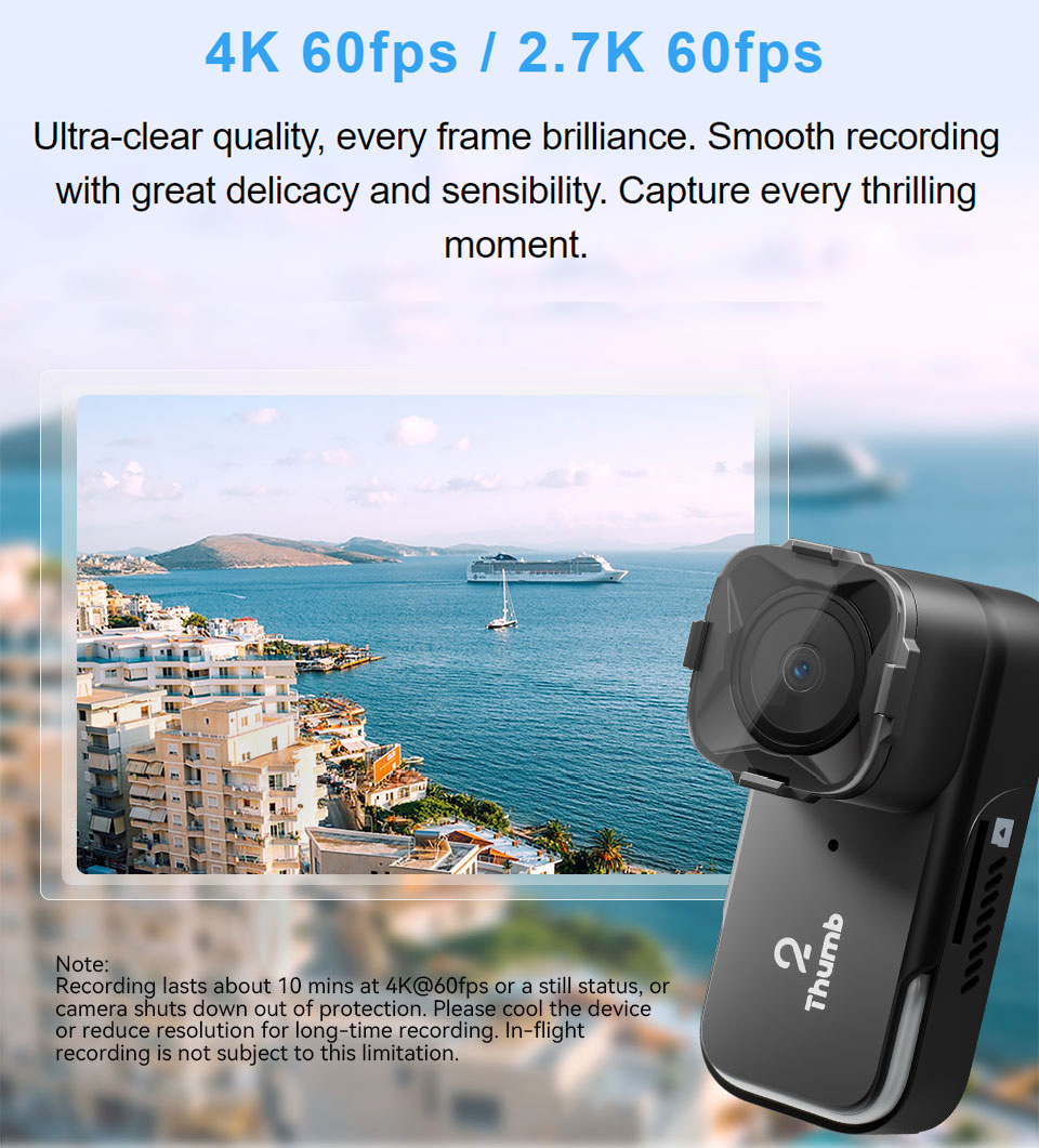 New Version RunCam Thumb 2 4K  - Drone Racing Camera incelemesi ve fiyatı
