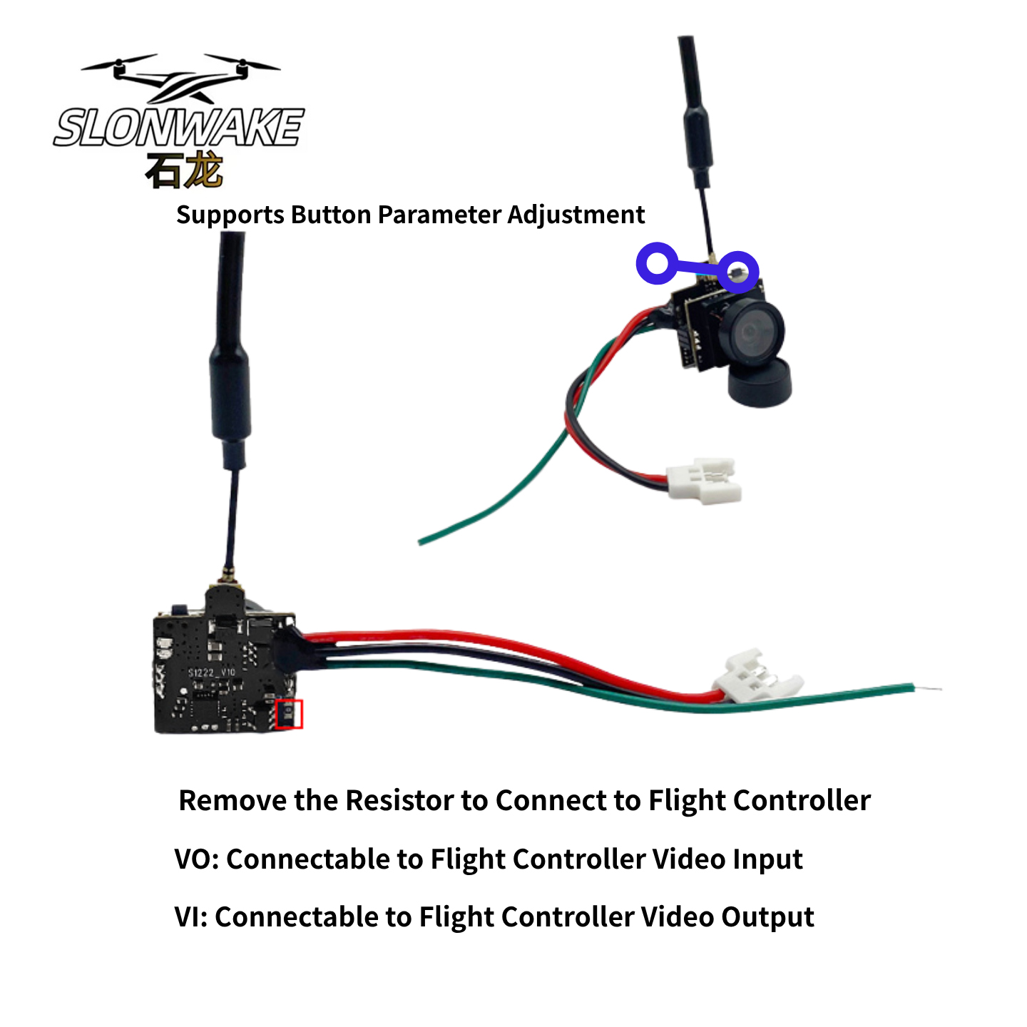 SLONWAKE 5.8G Analog Video Tra - Drone Racing Camera incelemesi ve fiyatı