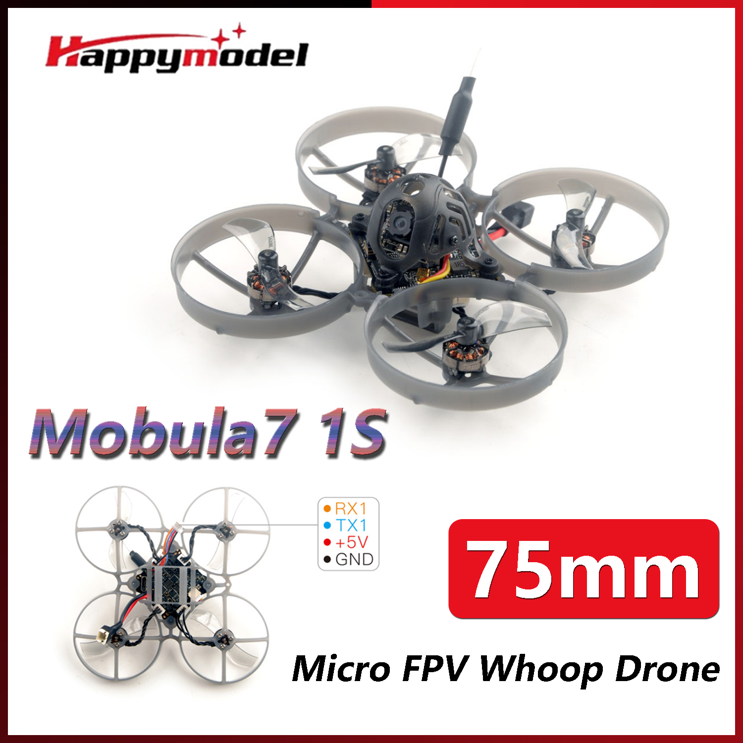 Happymodel Mobula7 1S 75mm Tin - Drone Racing Charger incelemesi ve fiyatı