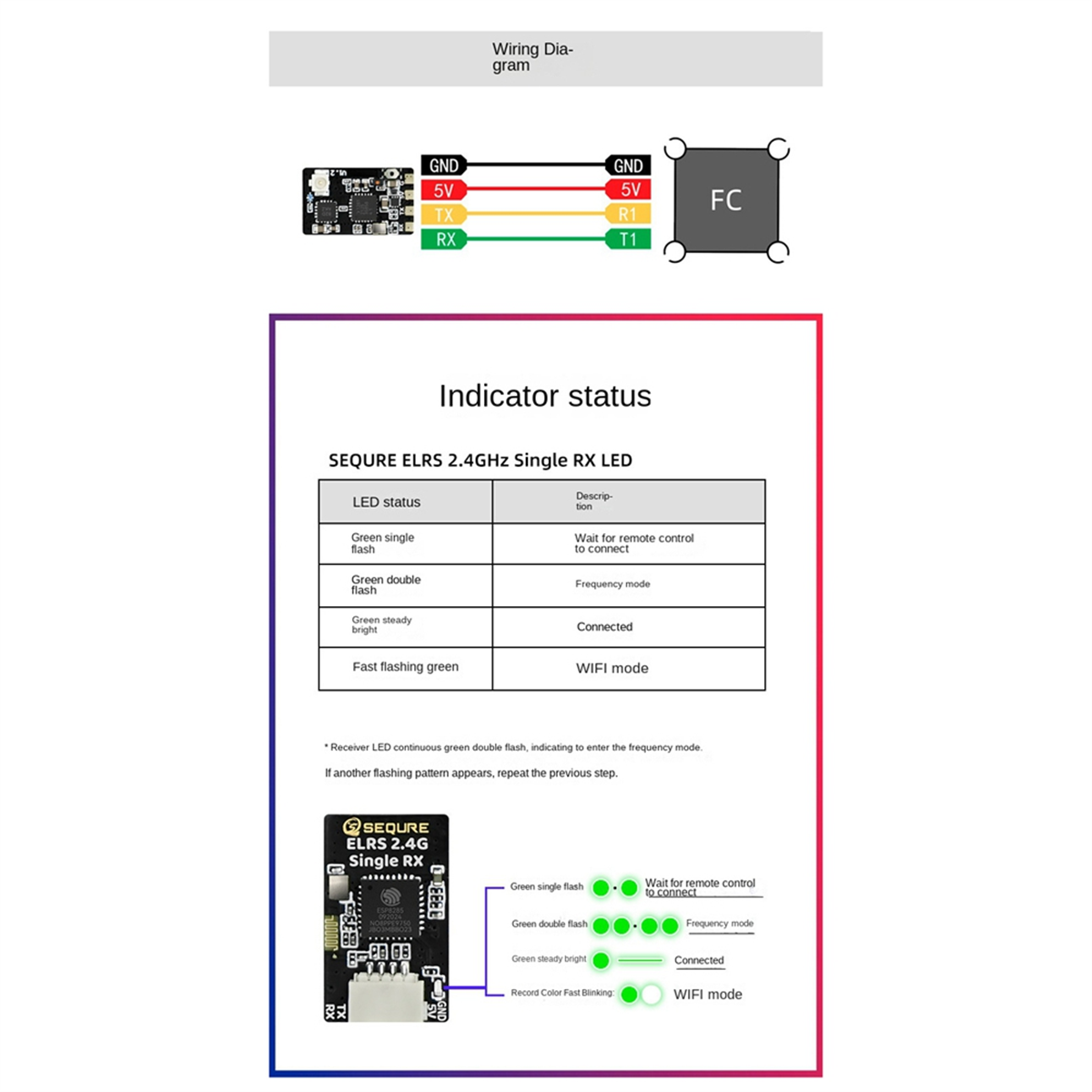 A56G-SEQURE ELRS 2.4GHz Single - Drone Racing Charger incelemesi ve fiyatı