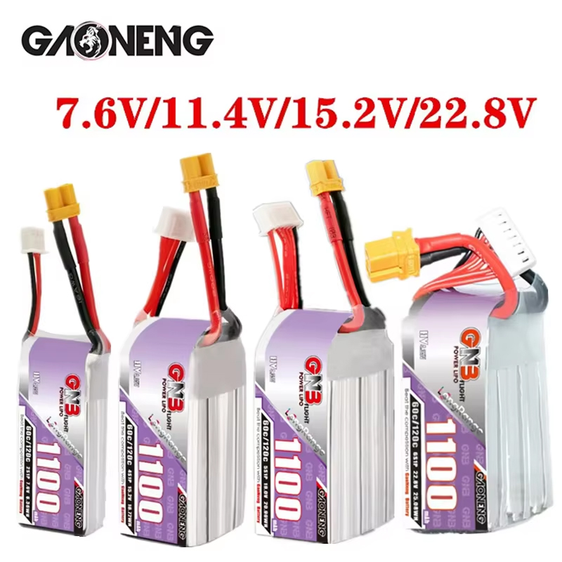 GNB 1100mAh 2S 3S 4S 6S 60C/12 - Drone Racing Battery incelemesi ve fiyatı