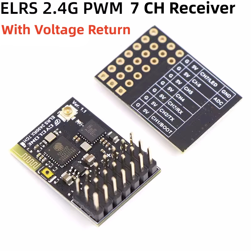 ELRS 2.4G PWM 7CH 6CH CRSF Rec - Drone Racing Receiver incelemesi ve fiyatı
