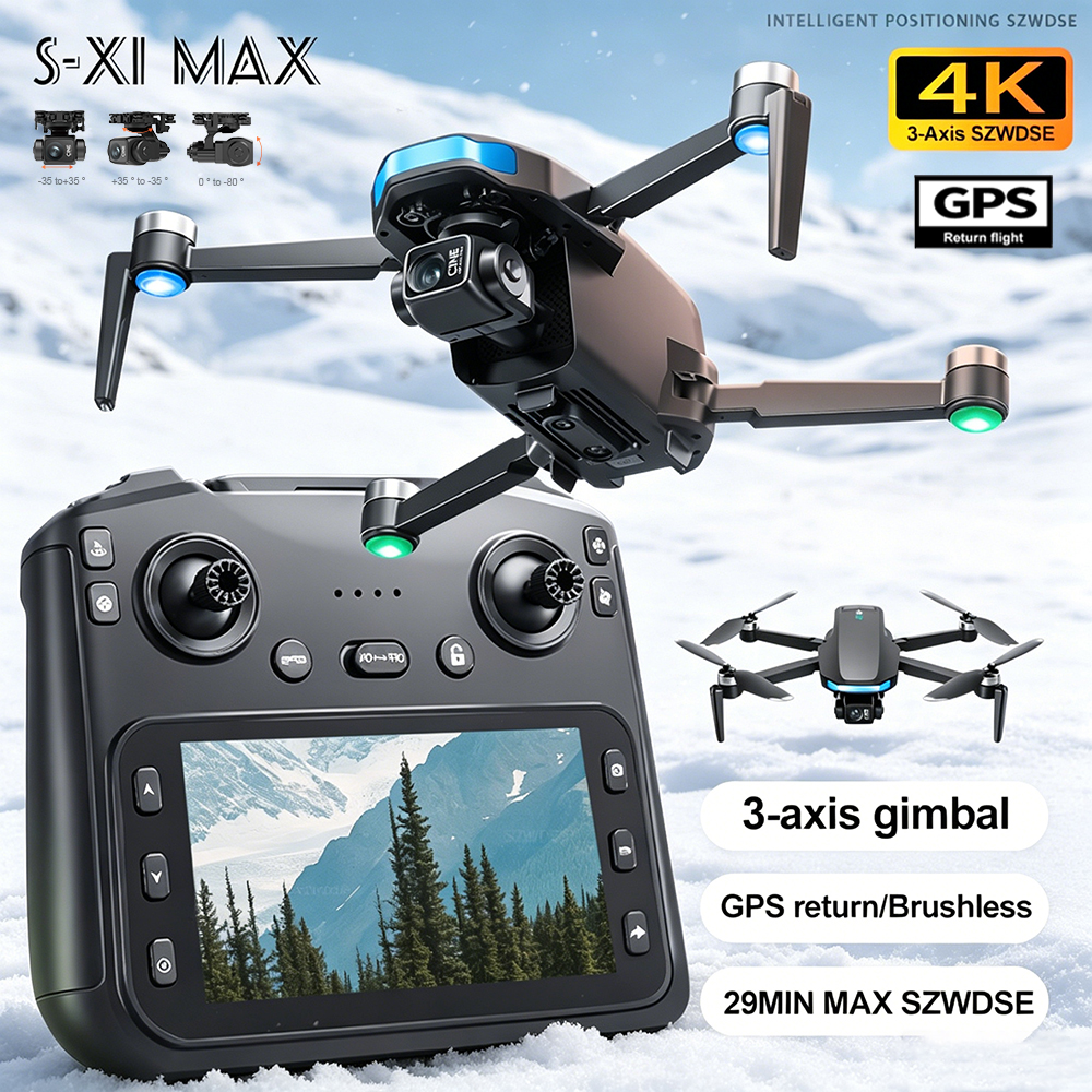 New S-X1 MAX Drone GPS 8K Prof - Drone Racing Camera incelemesi ve fiyatı