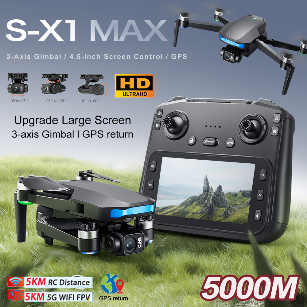 New S-X1 MAX Drone GPS 8K Prof - Drone Racing Camera incelemesi ve fiyatı